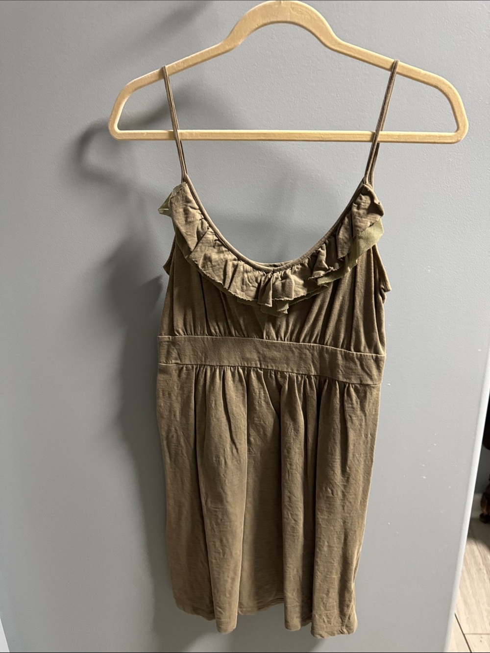 Ruffle Neck Banana Republic Dress